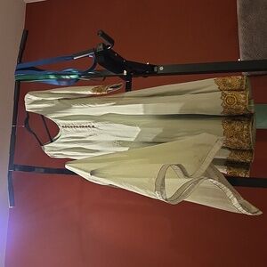 Green Anarkali With Dupatta